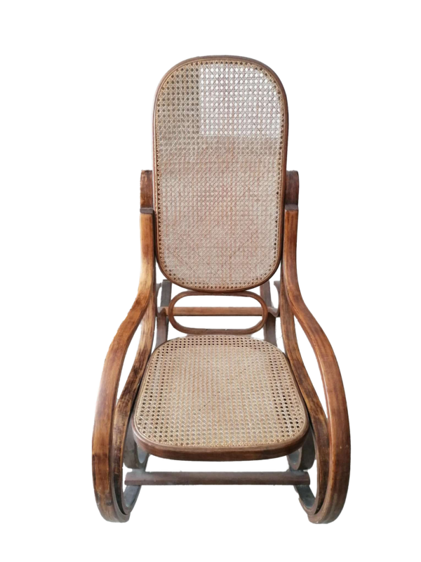 Vintage Thonet hintaszék, bútorok, yupie