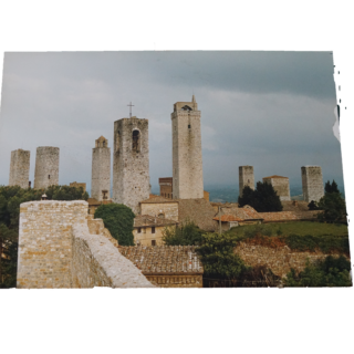 San Gimignano lakótornyok dekorkép, keret nélkül, dekoráció, képek, yupie