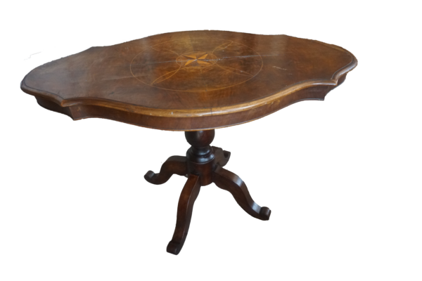 Antik ovális filés asztal, bútorok, yupie