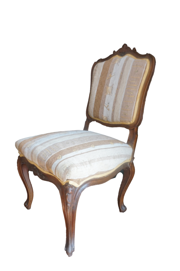 Barokk tömör diófa szék, bútorok, yupie