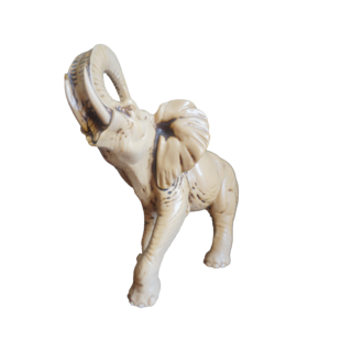 Kerámia afrikai elefánt figura, dekoráció, yupie