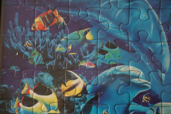 Tengeri puzzle kép (204 darabos, keretben, üveg borítással), dekoráció, képek, yupie