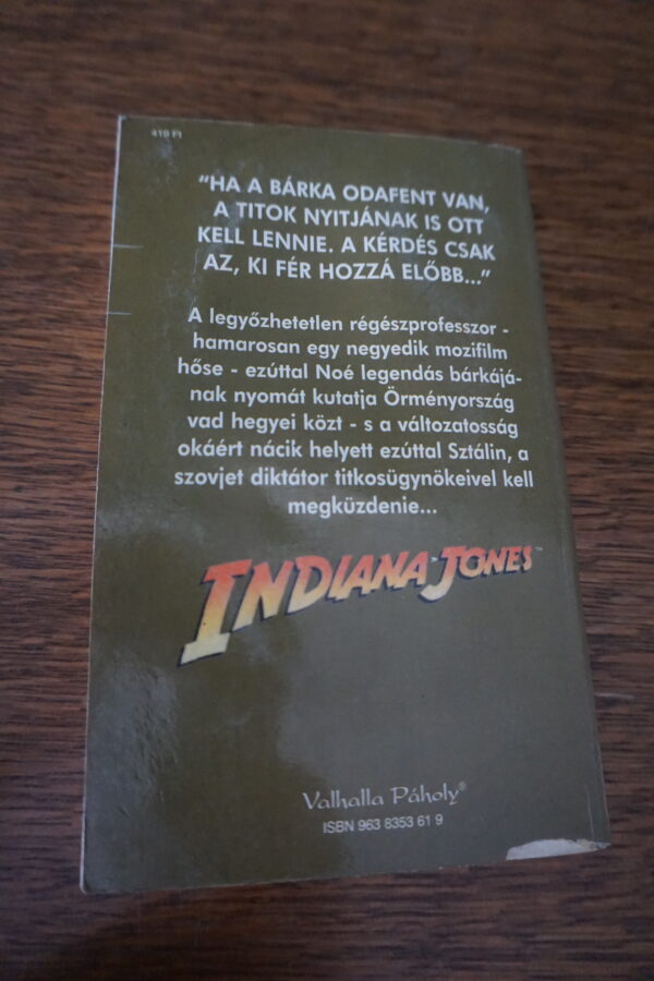 Rob MacGregor Indiana Jones és az özönvíz legendája, könyvek, yupie