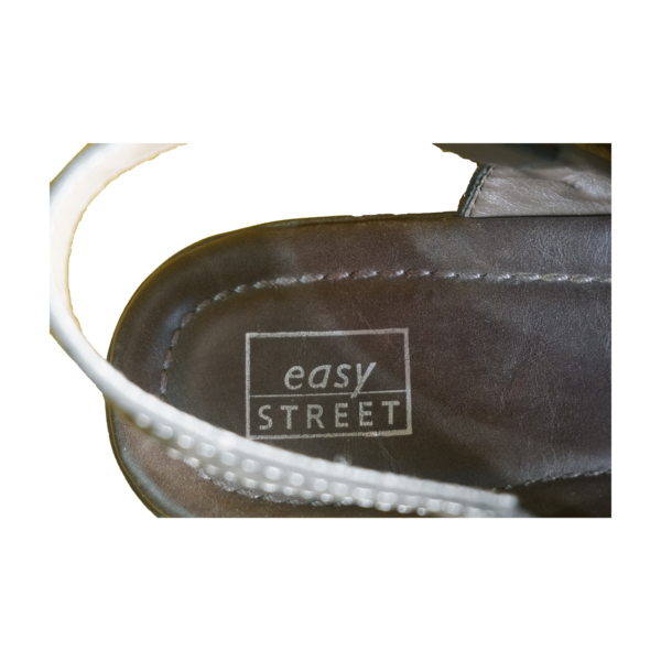 Easy Street fekete női szandál, cipők, női cipők, yupie