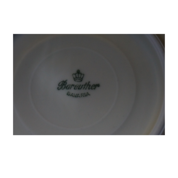 Bareuther Bavaria porcelán szett ( csésze, csészealj és desszertes tányér), háztartási cikkek, konyhai eszközök, yupie